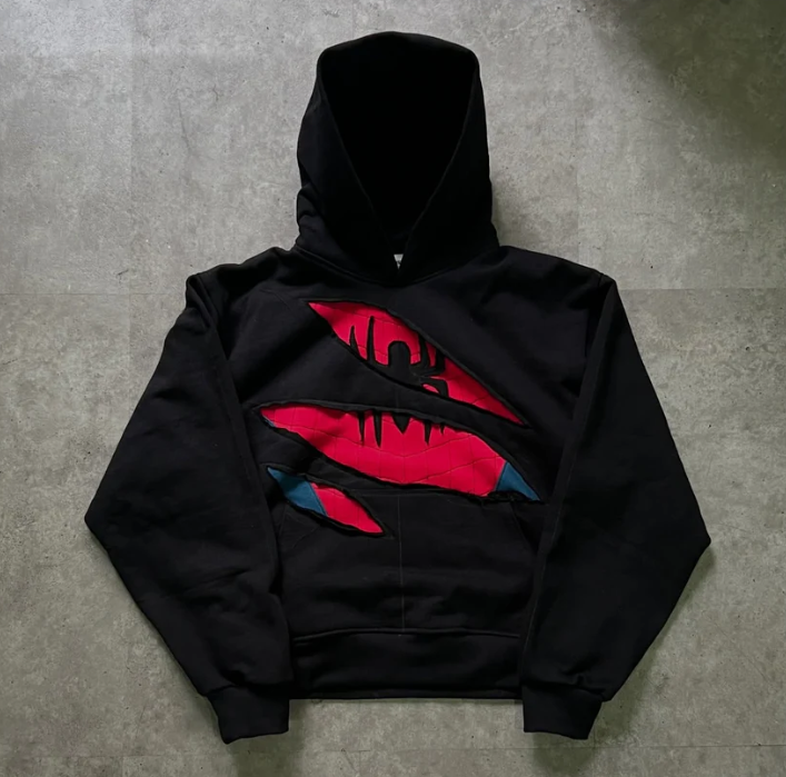 Ripped Spider Hoodie