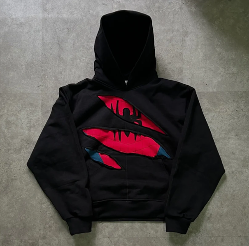 Ripped Spider Hoodie