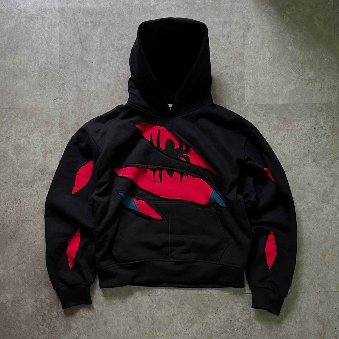 Ripped Spider Hoodie
